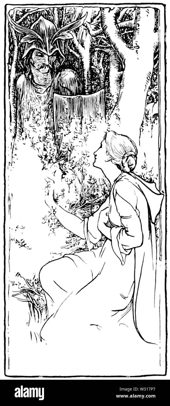 Pagina 161 illustrazione in più inglese Fiabe Foto Stock