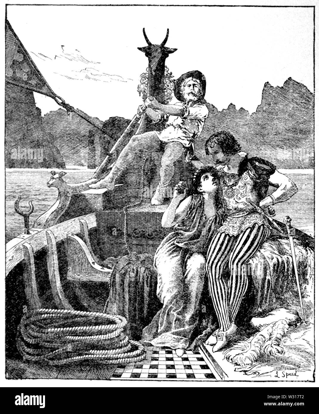 Pagina 20 illustrazione nella Red Fairy prenotare (1890) Foto Stock