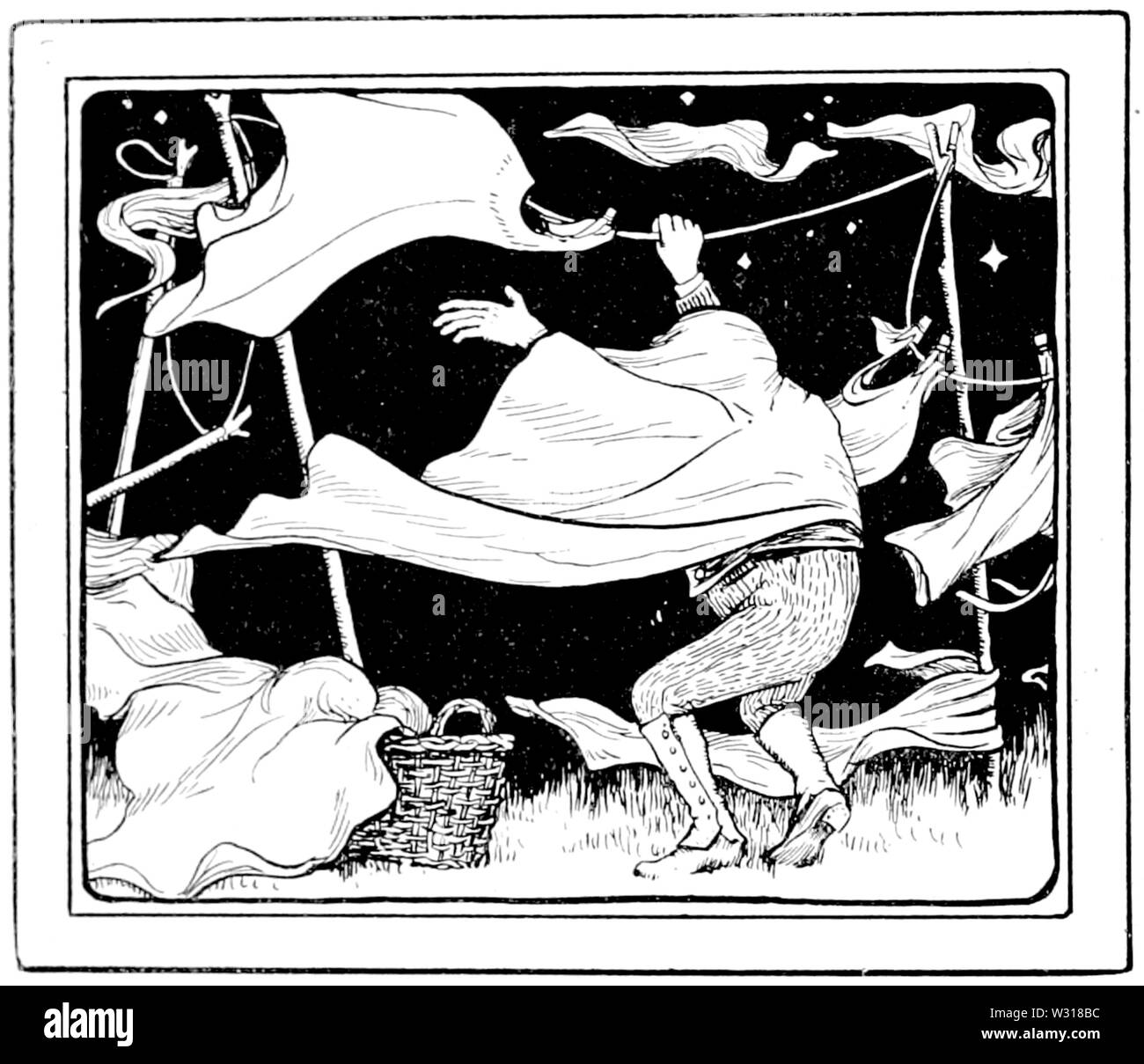 Pagina 36 illustrazione in più inglese Fiabe Foto Stock