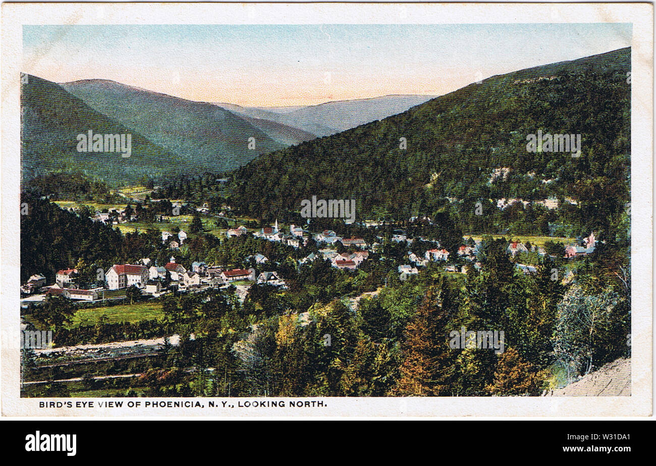 Phoenicia, NY 1910s Foto Stock