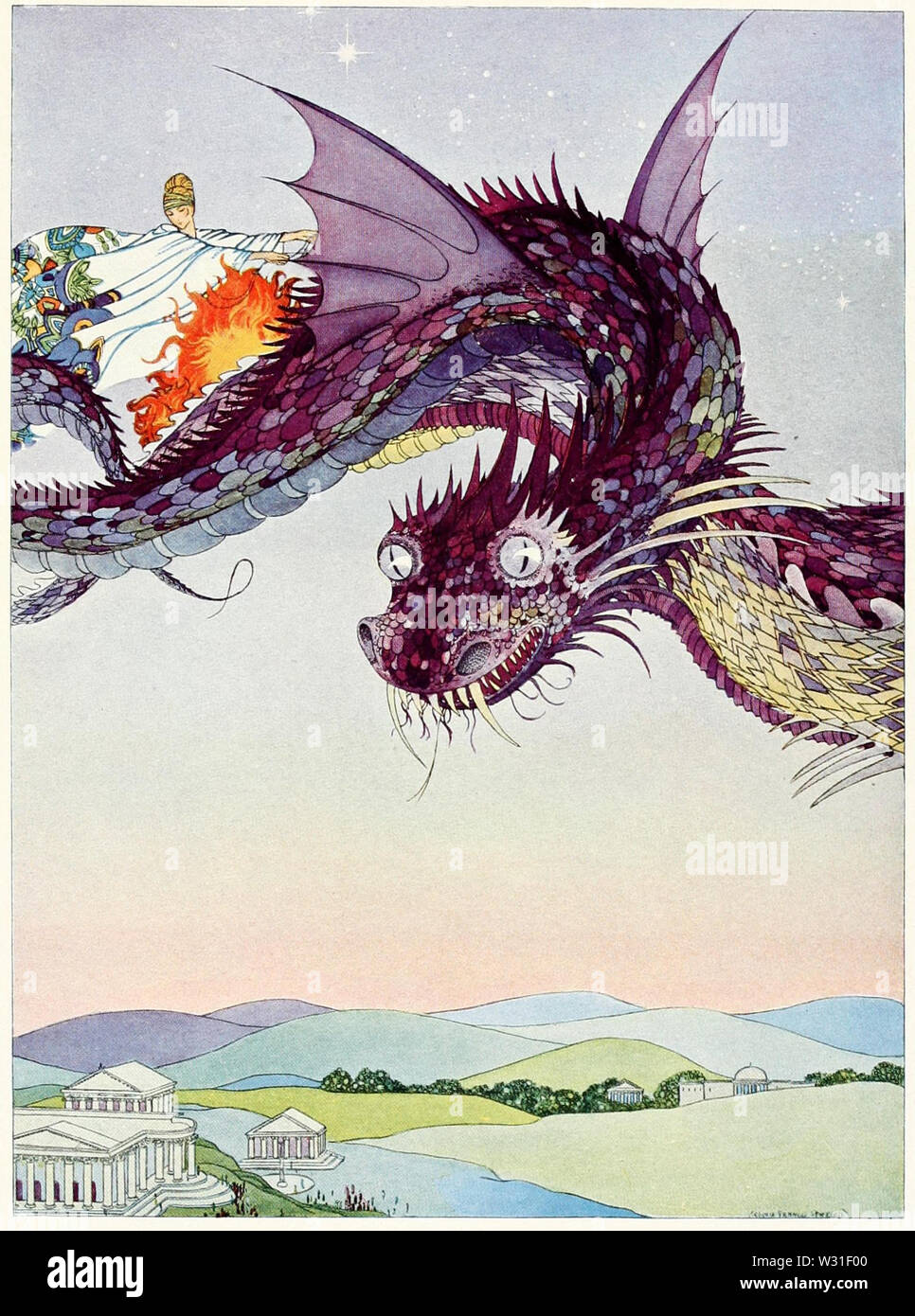 La piastra 17 del Tanglewood Tales (1921) Foto Stock