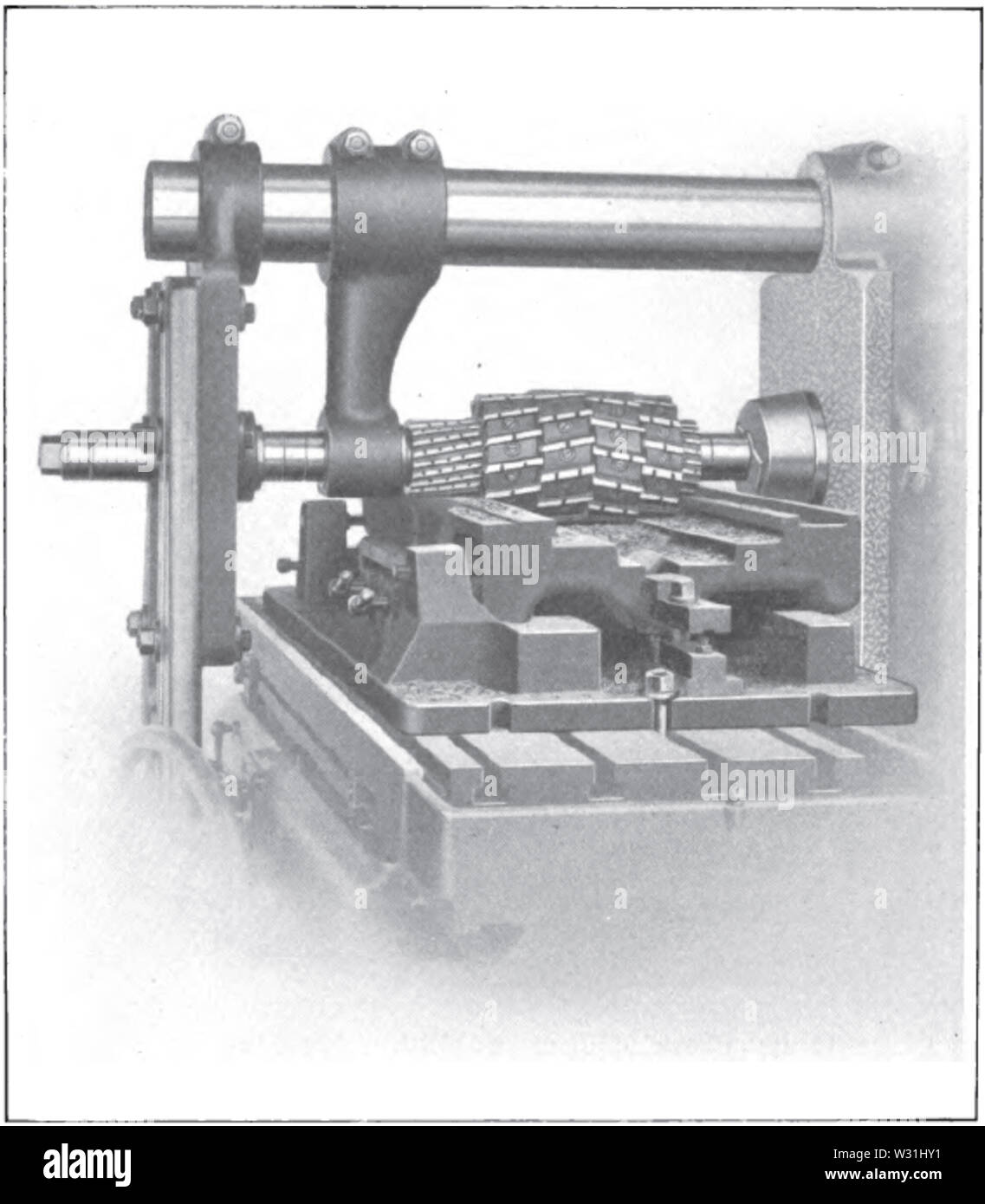 Trattato pratico sulla fresatura e macchine fresatrici p137 Foto Stock