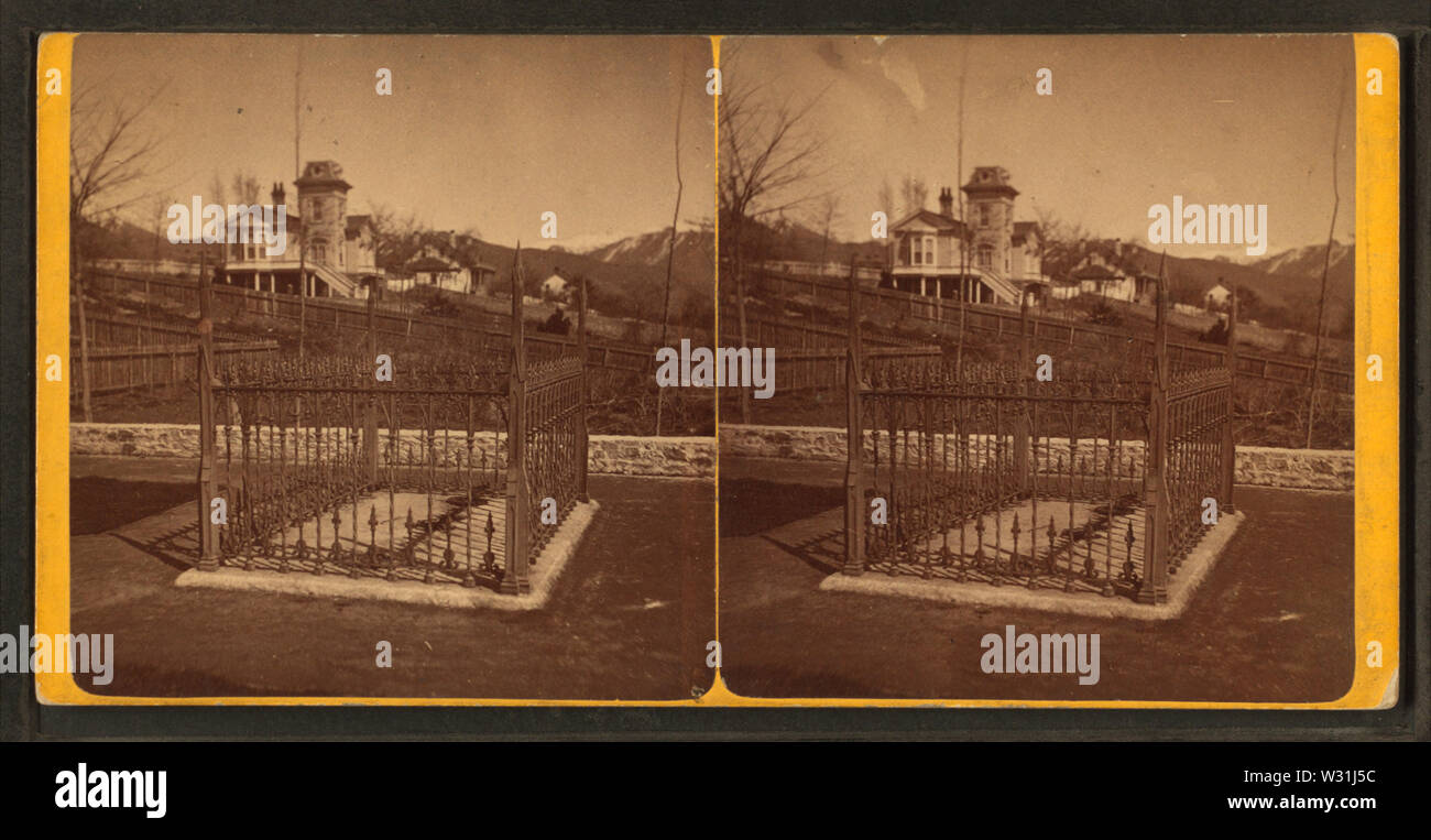 Presidente Giovani la sua tomba, da C W Carter Foto Stock