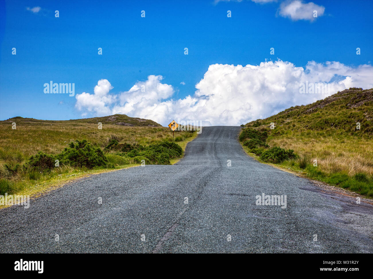 Strada Doolough passano nella contea di Mayo in Irlanda Foto Stock
