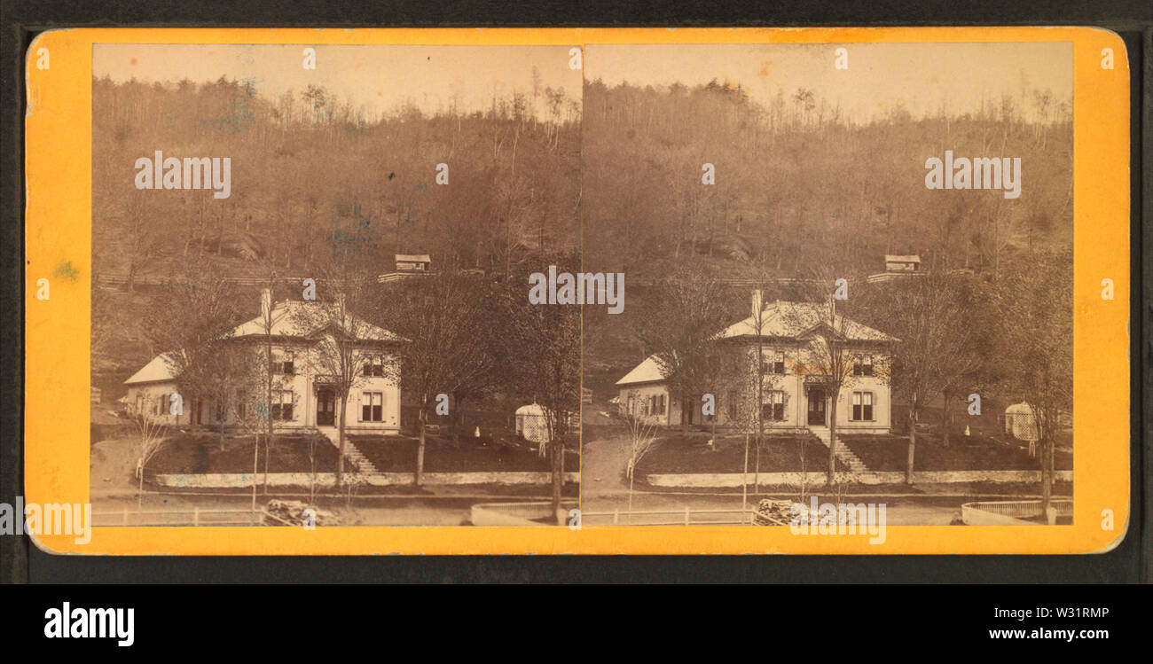 Residenza di FW Anderson, Bethel, Vt, da Robert N Dennis raccolta di vista stereoscopica Foto Stock