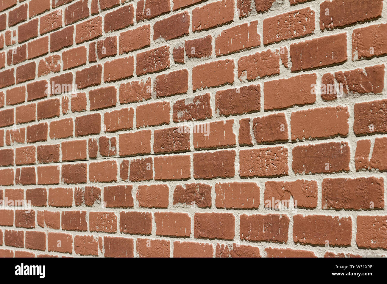 Artificial Brick Wall Texture Red Immagini E Fotos Stock Alamy
