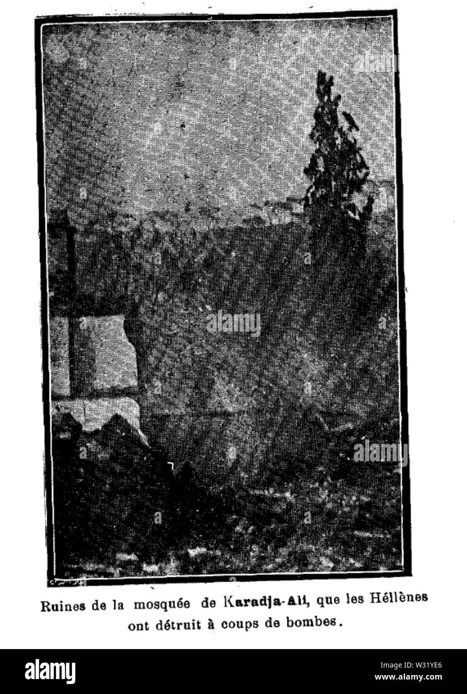 Rovine della moschea di Karadja Ali Foto Stock