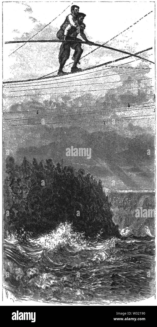 SMO V12 D478 una ascensione da Blondin Foto Stock