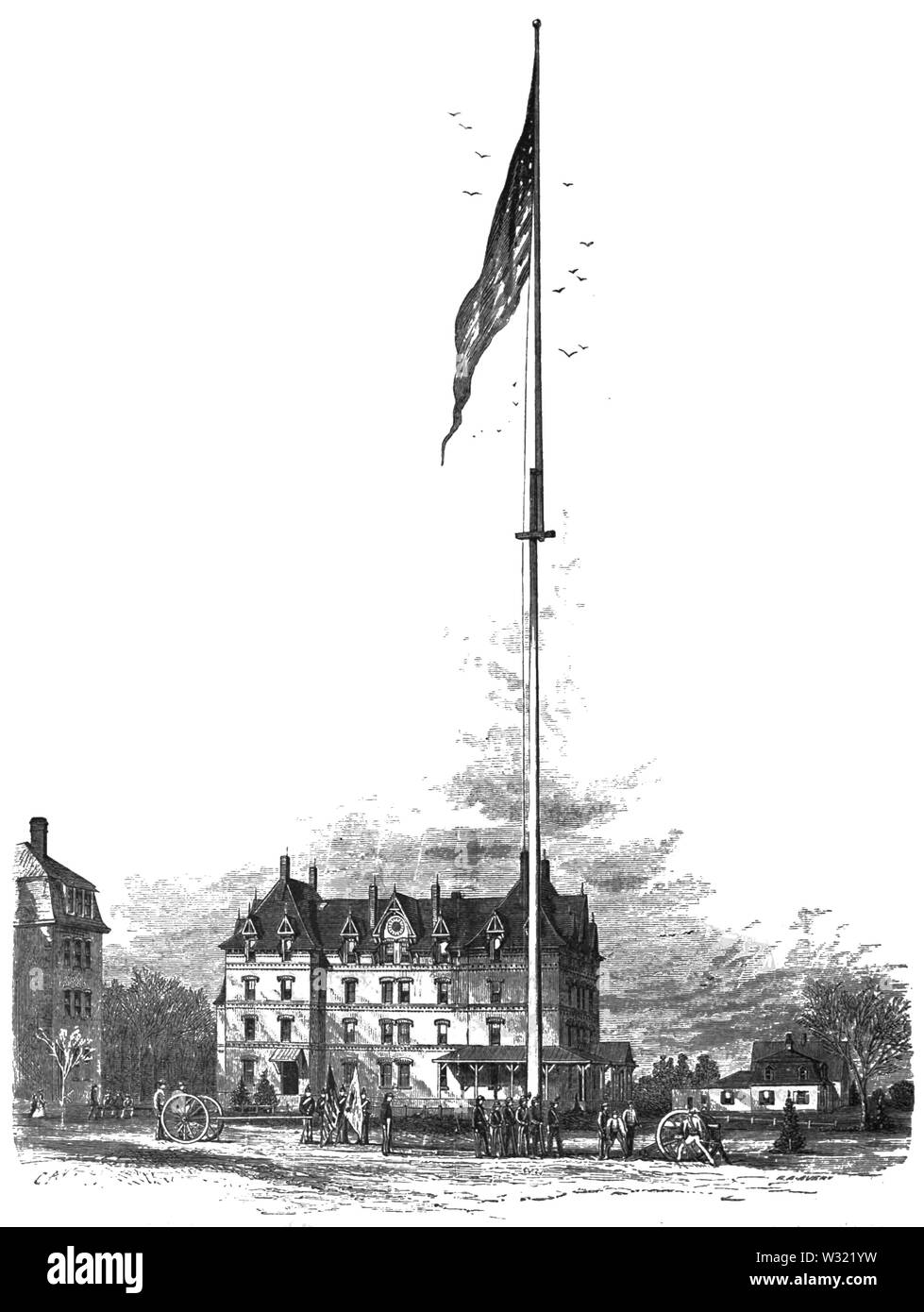 SMO V12 D852 Nord college e color guard Foto Stock