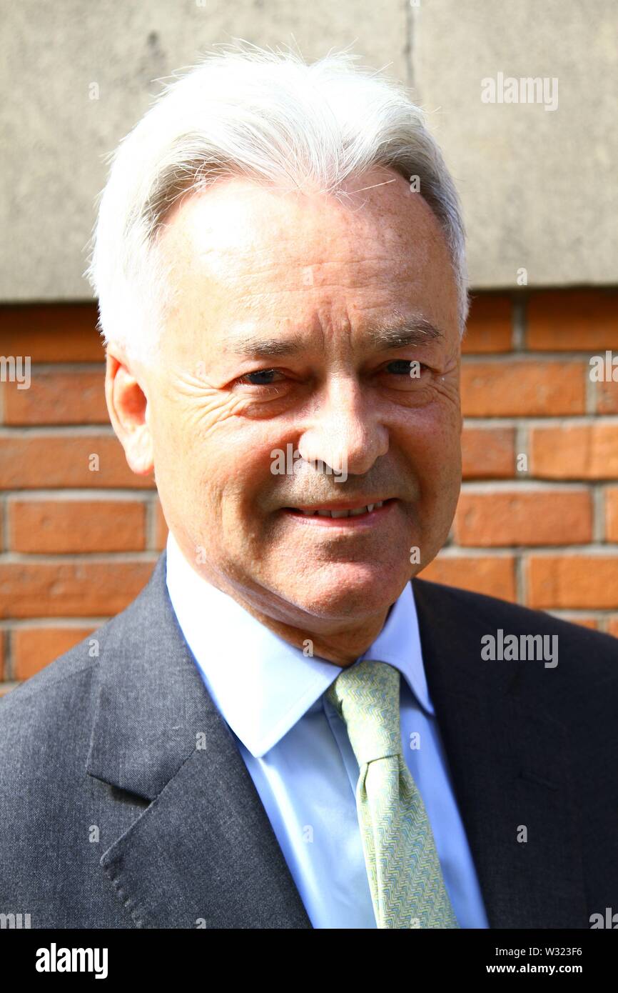 Alan Duncan MP raffigurato nella Westminster, Londra, Regno Unito il 11 luglio 2019. Sir Alan James Carter Duncan partito conservatore britannico membro del Parlamento di Rutland e Melton. Ufficio estero. In Europa e nelle Americhe. Foto Stock