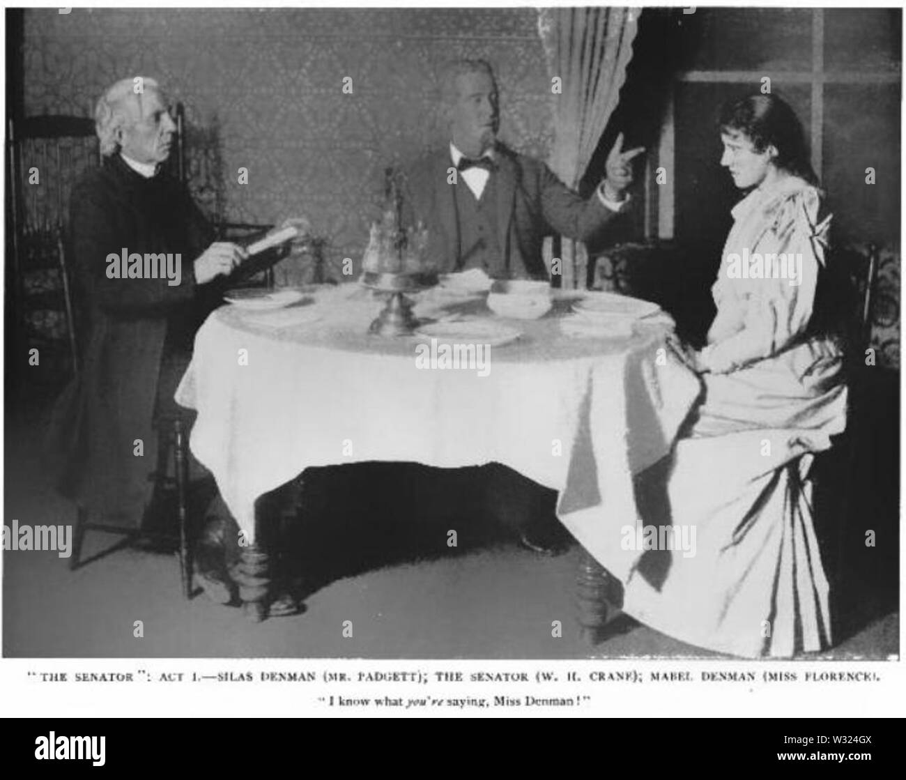 Scena dal senatore (1890 play) Foto Stock