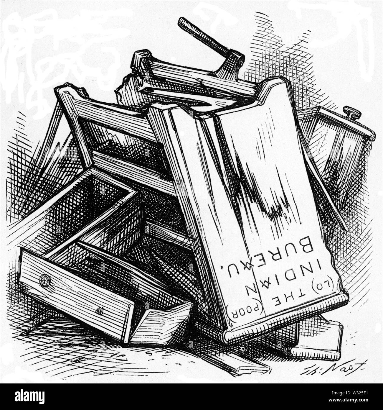 Schurz Indian Bureau 1 Foto Stock