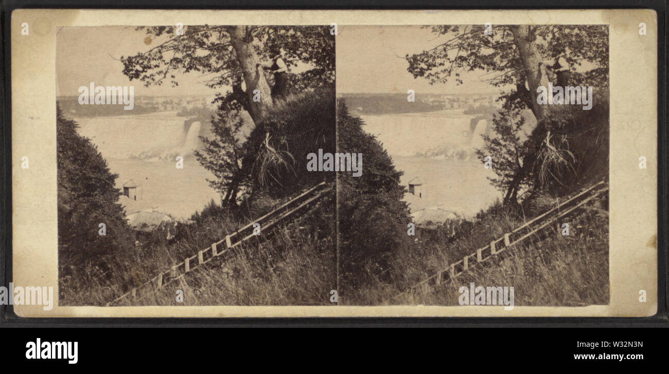 La American caduta da dietro la Pagoda, Canada lato E & HT Anthony (Azienda) 2 Foto Stock