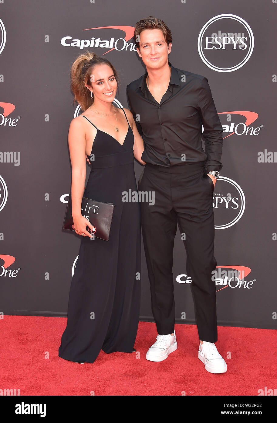 LOS ANGELES, CA - 10 Luglio: Scotty James assiste il 2019 ESPY Awards presso Microsoft teatro sulla luglio 10, 2019 a Los Angeles, California. Foto Stock