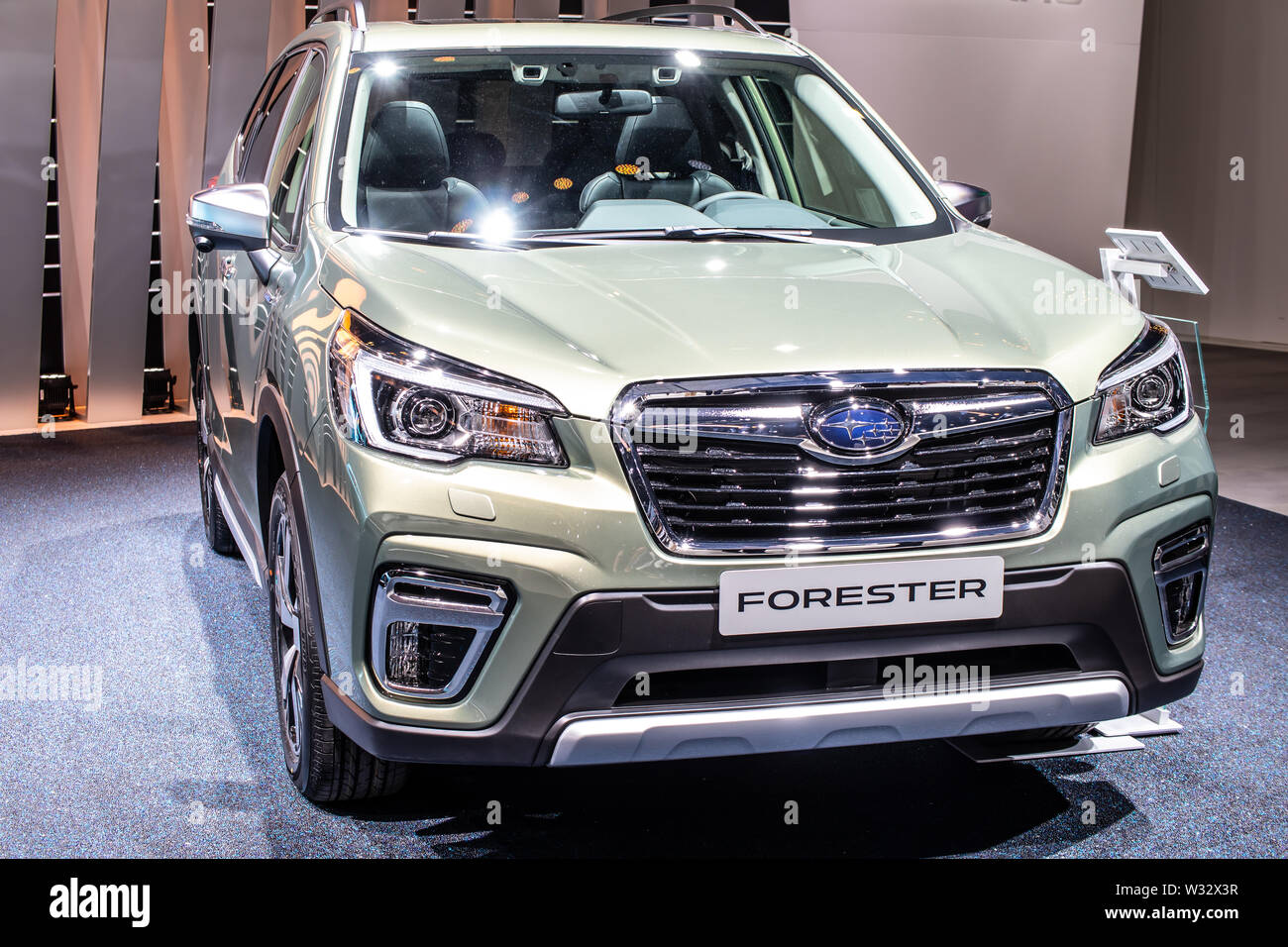 Ginevra, Svizzera, marzo 2019 nuova Subaru Forester, Geneva International Motor Show, 5 gen, SK, crossover compatto SUV fabbricato dalla Subaru Foto Stock
