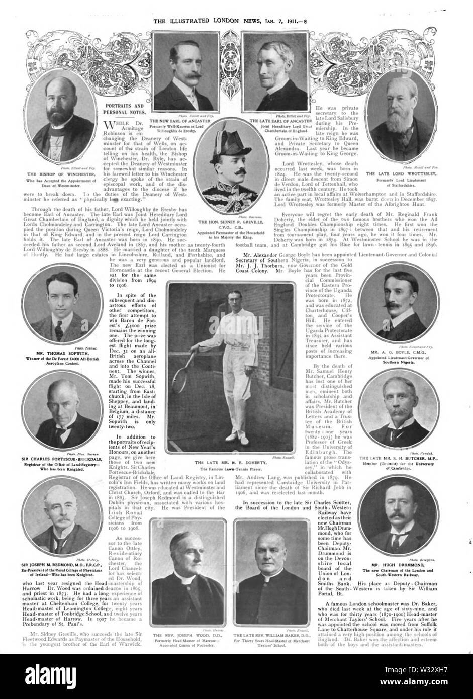 Il Illustrated London News v 138 pt1 esegue una scansione pagina 8 Foto Stock