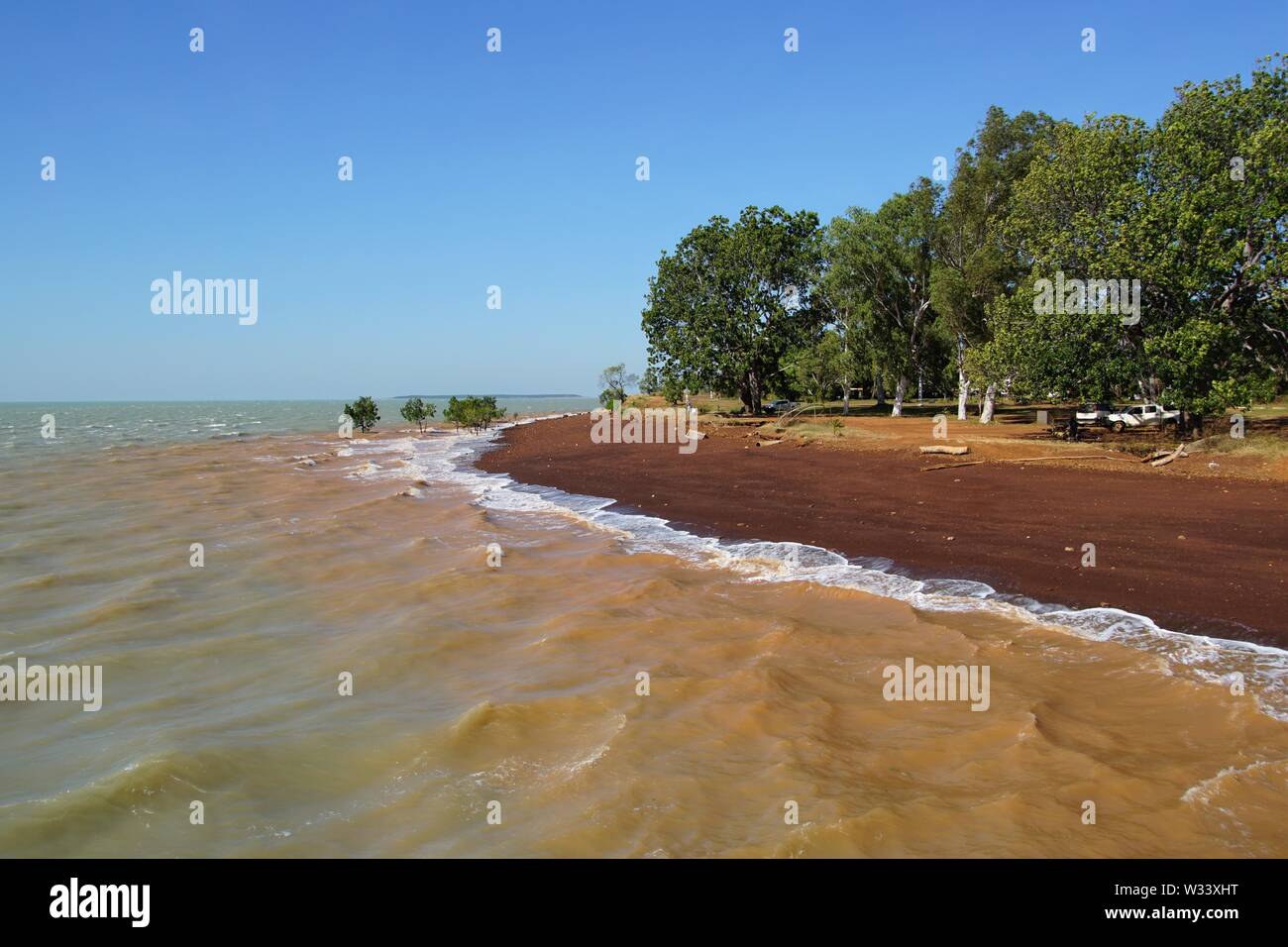 Bathurst Island costa in una giornata di sole Foto Stock