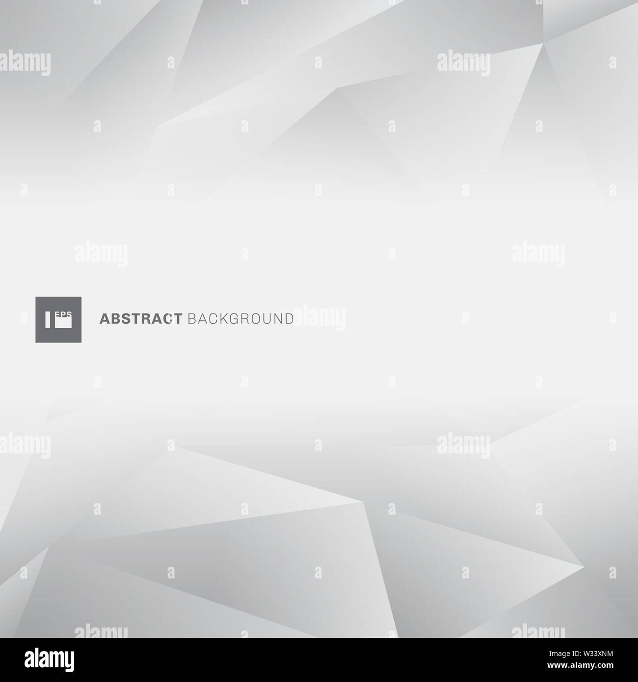 Abstract grigio poligono bassa stile alla moda con spazio per il testo. Grigio geometriche poligoni colore sfondo. Illustrazione Vettoriale Illustrazione Vettoriale