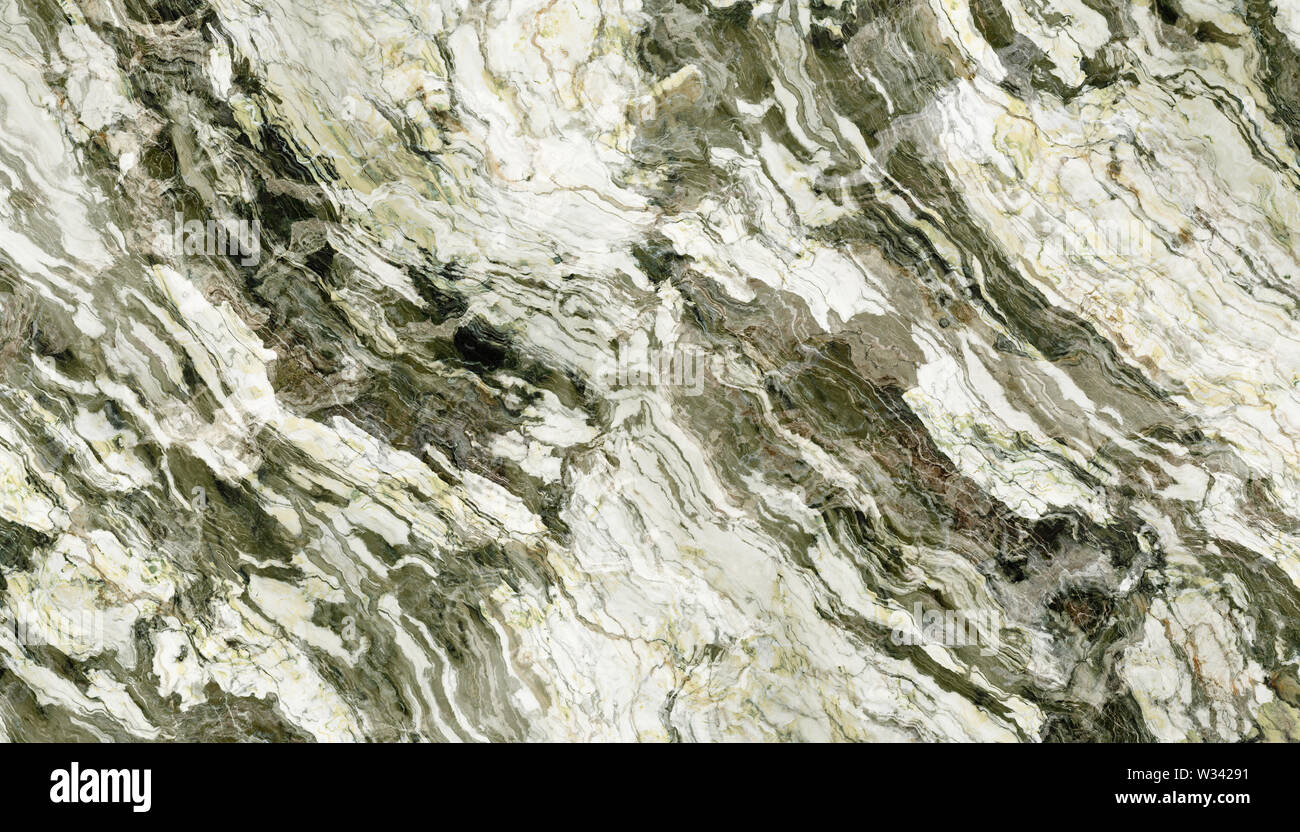 Verde piastrelle di marmo. Texture di sfondo per il design. 2D illustrazione Foto Stock