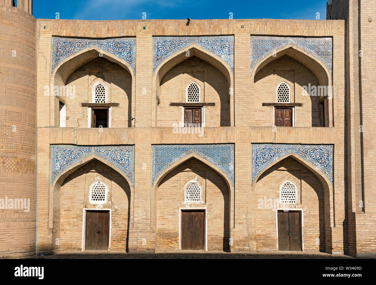 Kutlug Murad Inak madrasa, Khiva, Uzbekistan Foto Stock