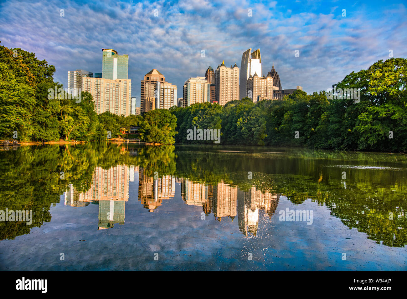 Piedmont Park in Atlanta GA. Foto Stock