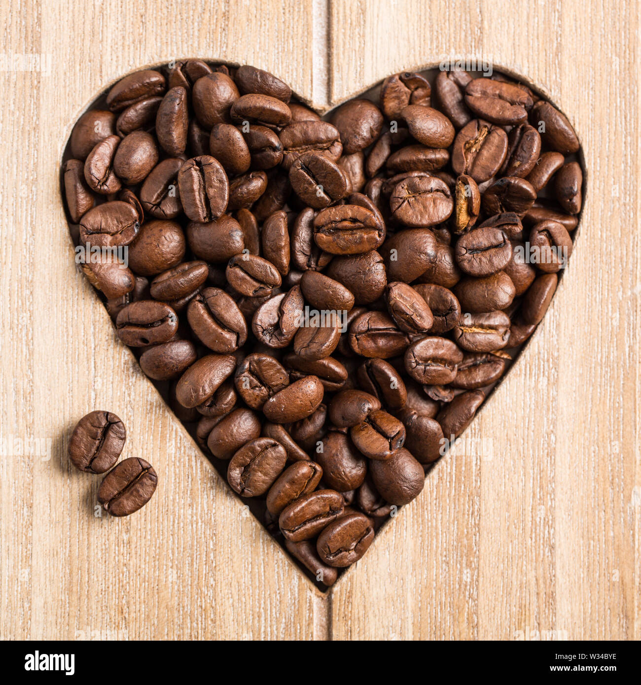 Caffè - l'amore passa attraverso lo stomaco Foto Stock