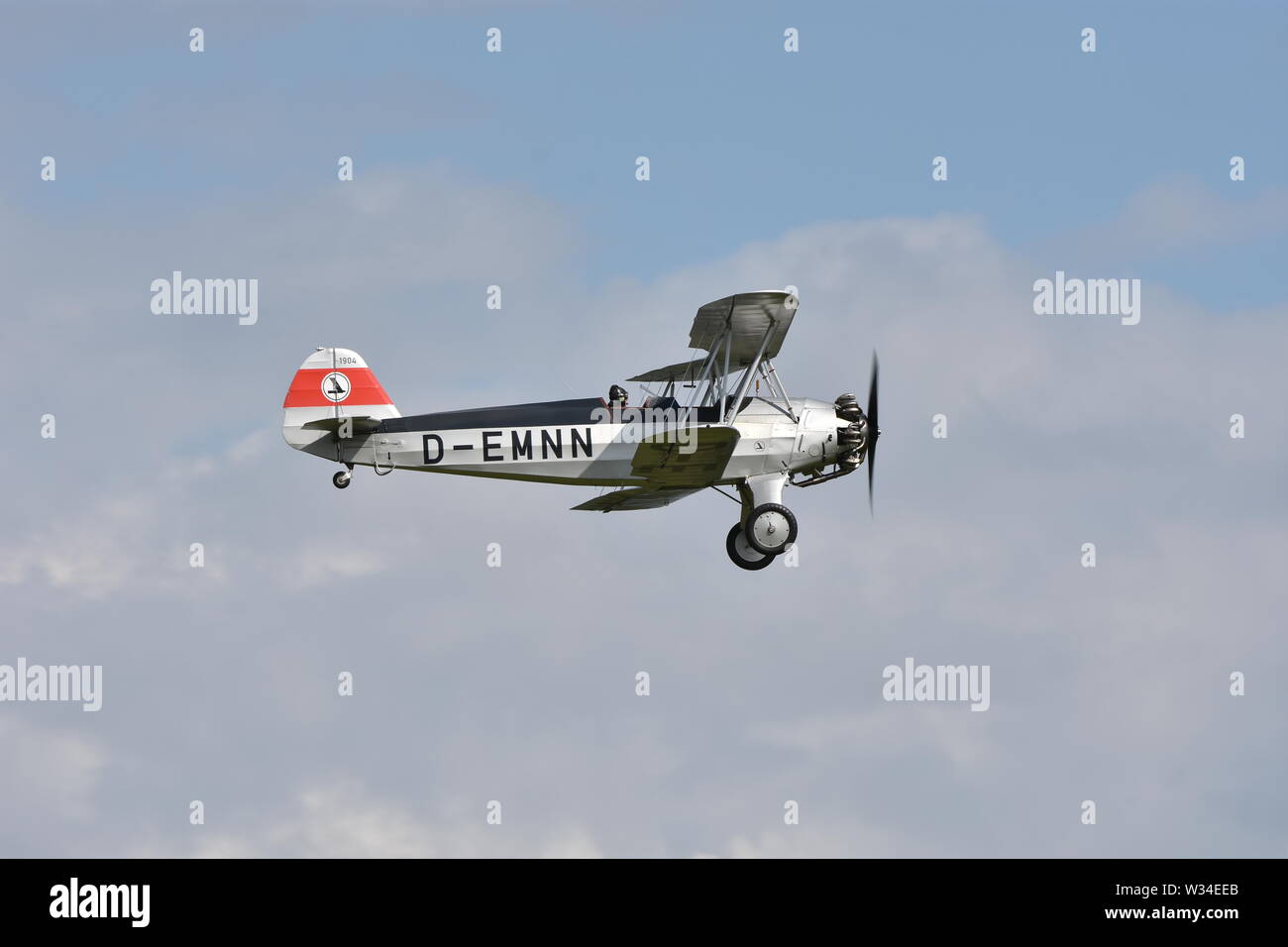 Focke-Wulf Fw 44 Shuttleworth militare di raccolta Air Show Luglio 2019 Foto Stock