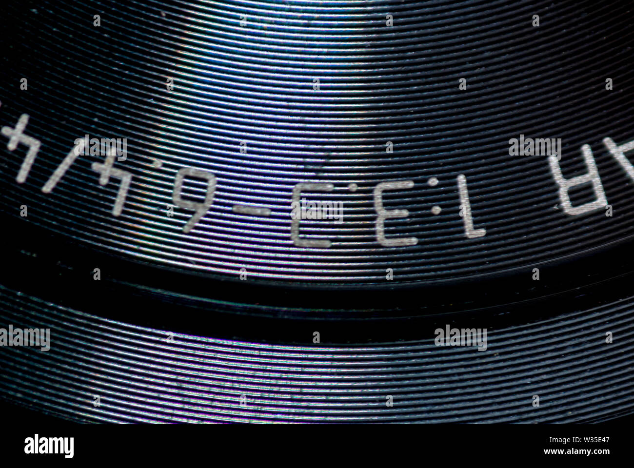Macrofotografia compatto sulla lente della fotocamera Foto Stock
