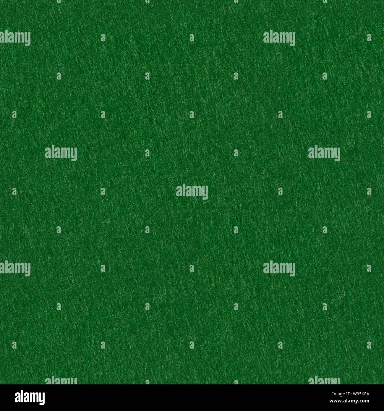 Feltro verde texture per poker casino un tema. Seamless sfondo quadrato, tile ready. Foto Stock