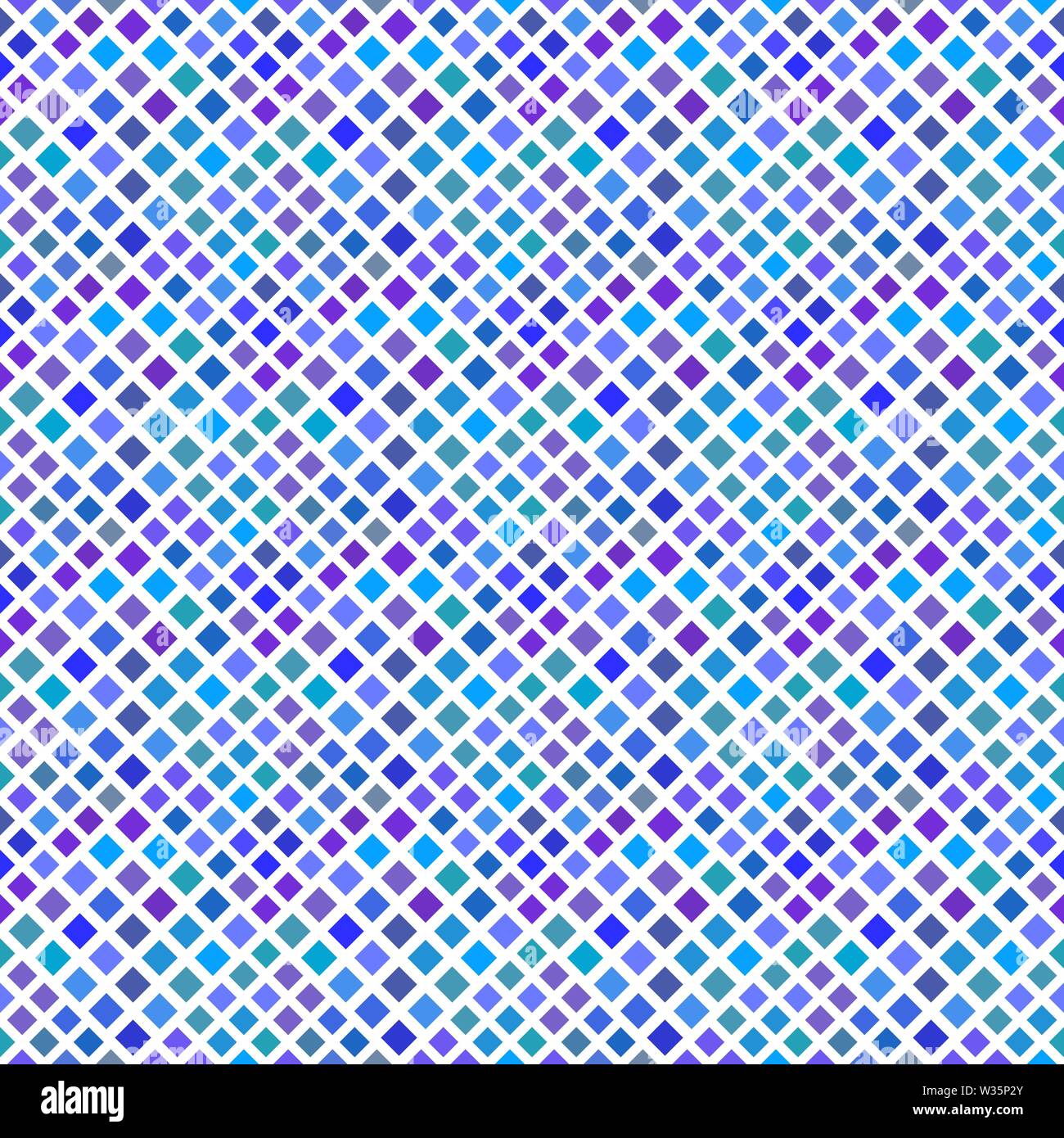 Geometrico diagonale perfetta disegno quadrato di sfondo - abstract royal blue illustrazione vettoriale da piazze Illustrazione Vettoriale
