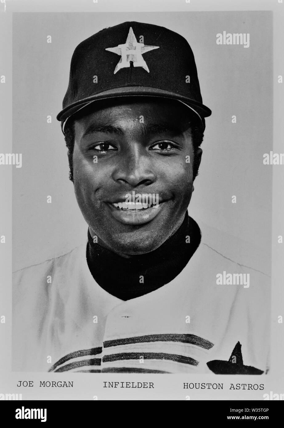 Joe Morgan, star giocatore di baseball con la Houston Astros circa sessanta Foto Stock