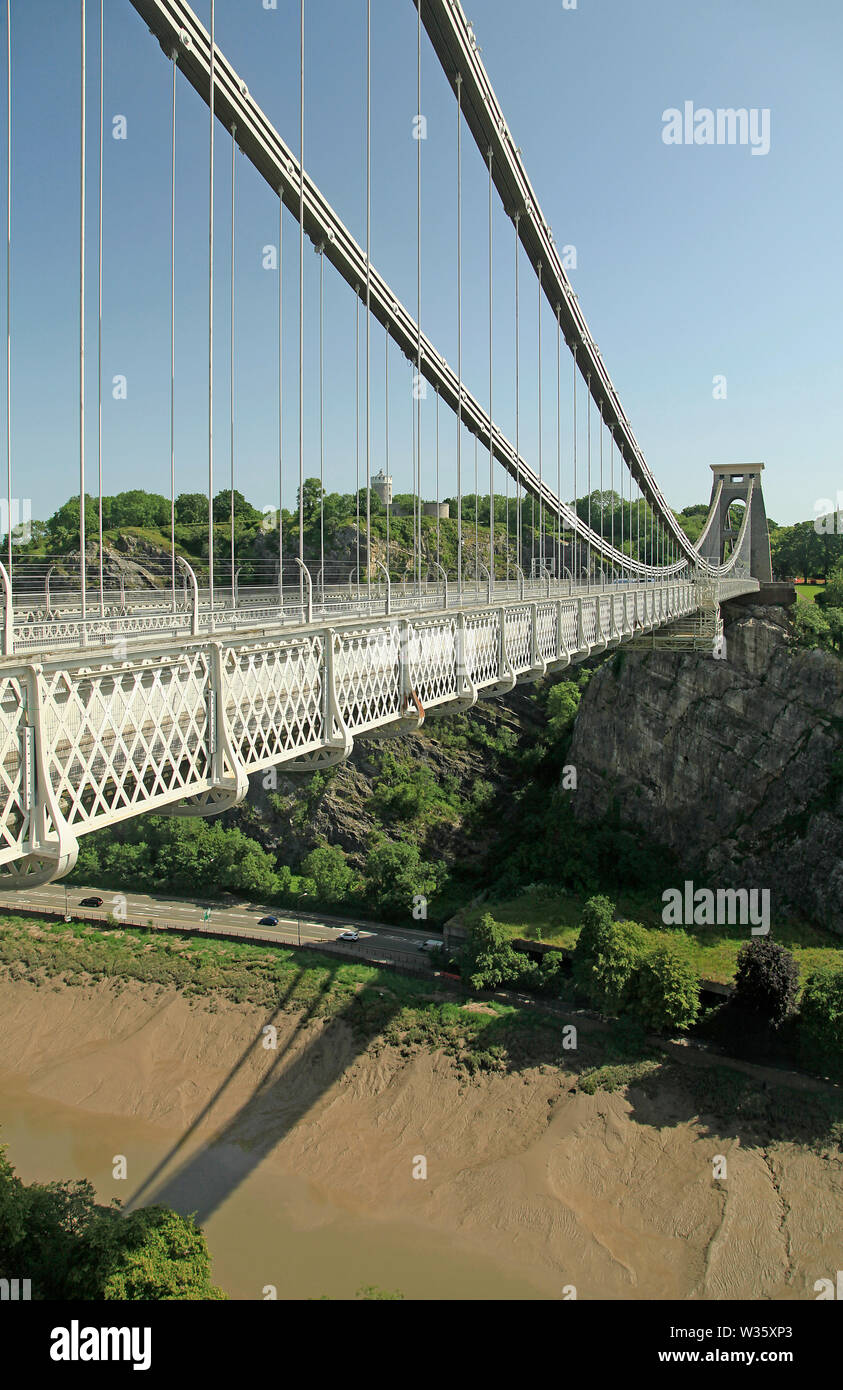 Il ponte sospeso di Clifton Foto Stock