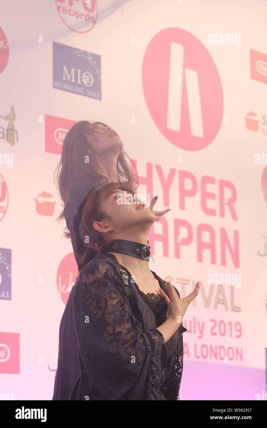 Gli interpreti di Hyper Giappone 2019 Foto Stock
