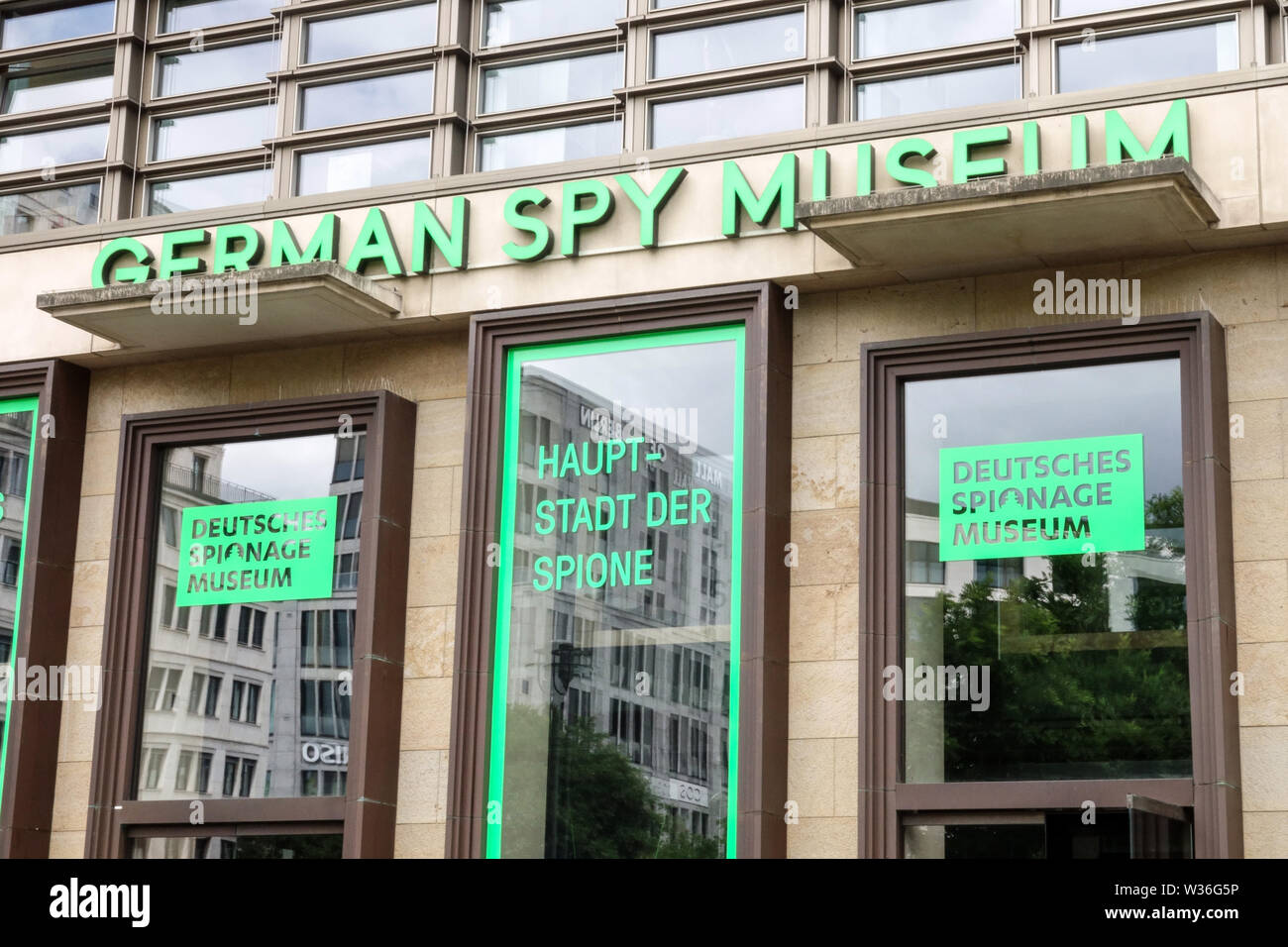 Il tedesco Spy Museum di Berlino, Leipziger Platz Foto Stock