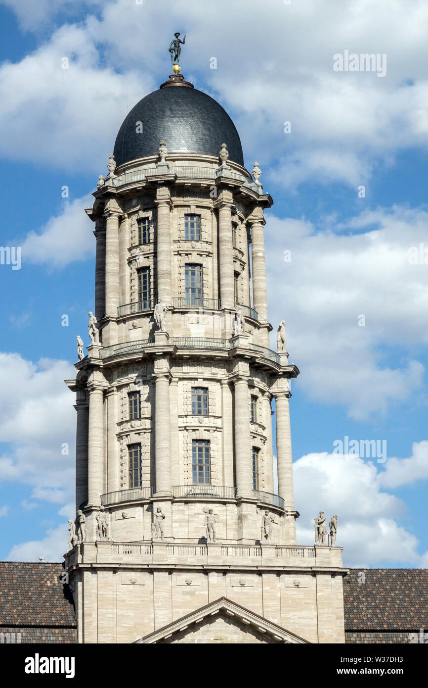 Germania Berlino Vecchio Municipio Altes Stadthaus, Torre Foto Stock