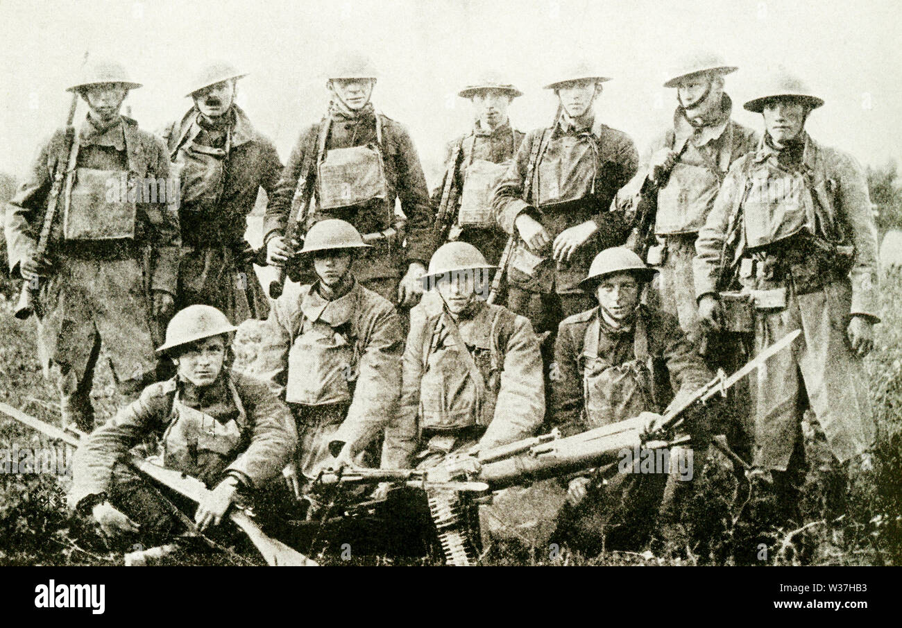 A catturato il tedesco mitragliatrice. Questa è stata una nuova pistola catturati dagli americani in San Mihiel salienti e prima che potesse fire il suo primo colpo. Foto Stock