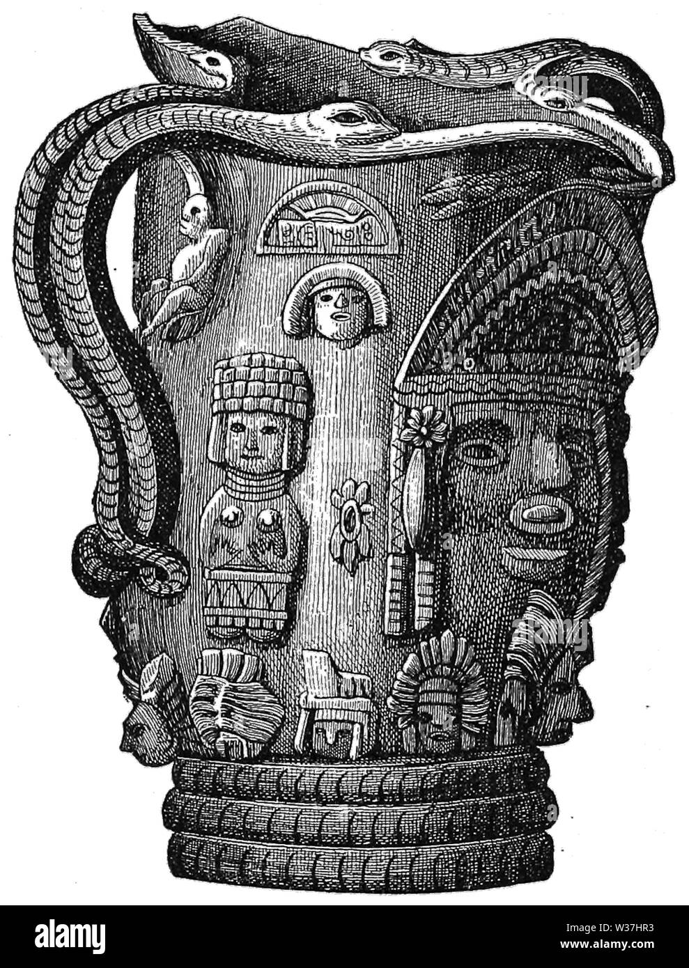TSOM D095 Vaso nel Museo Nazionale di Washington Foto Stock