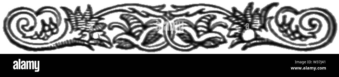 TSOM D404 decorazione di pagina Foto Stock