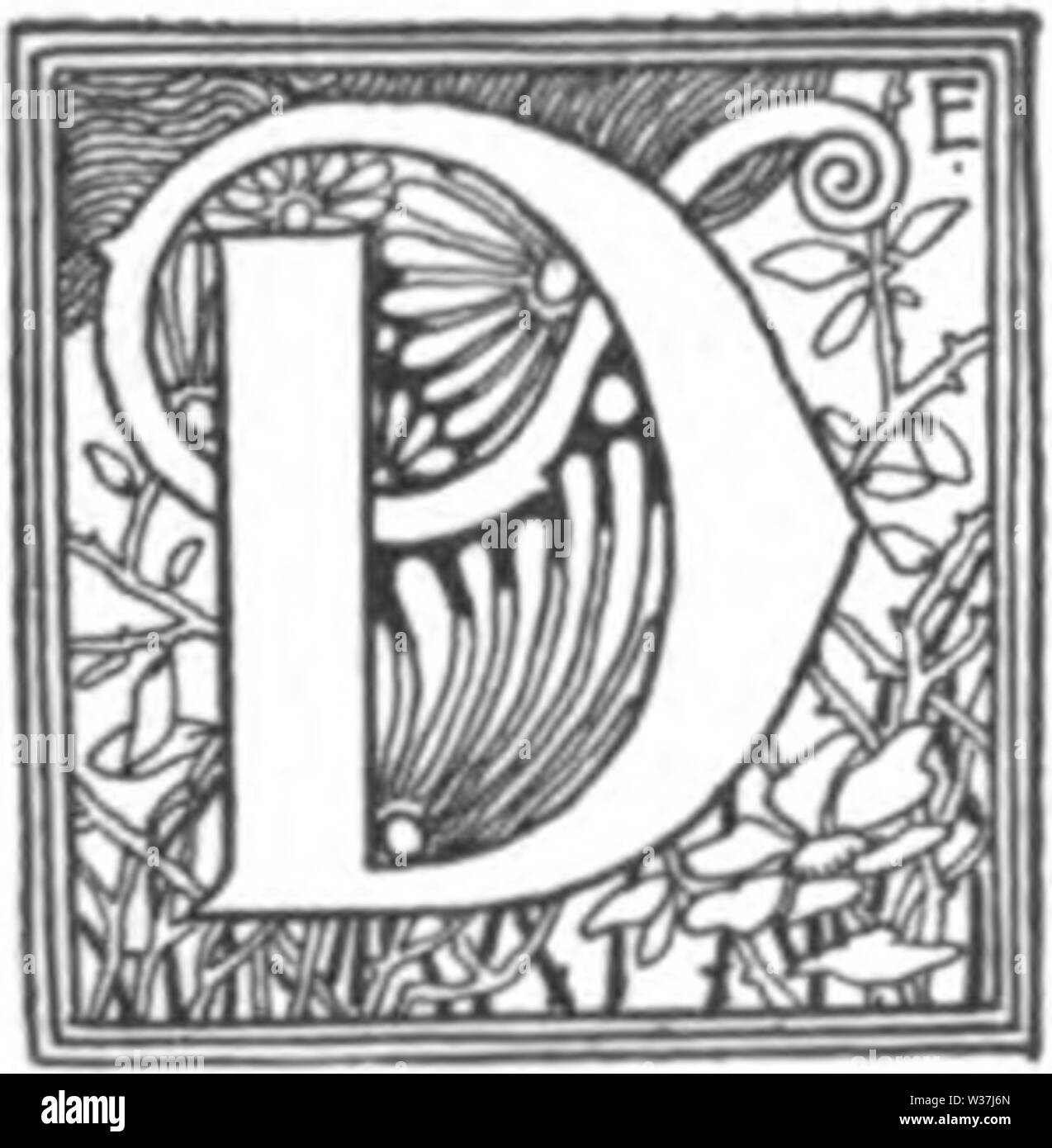 TTE INIZIALE D Foto Stock