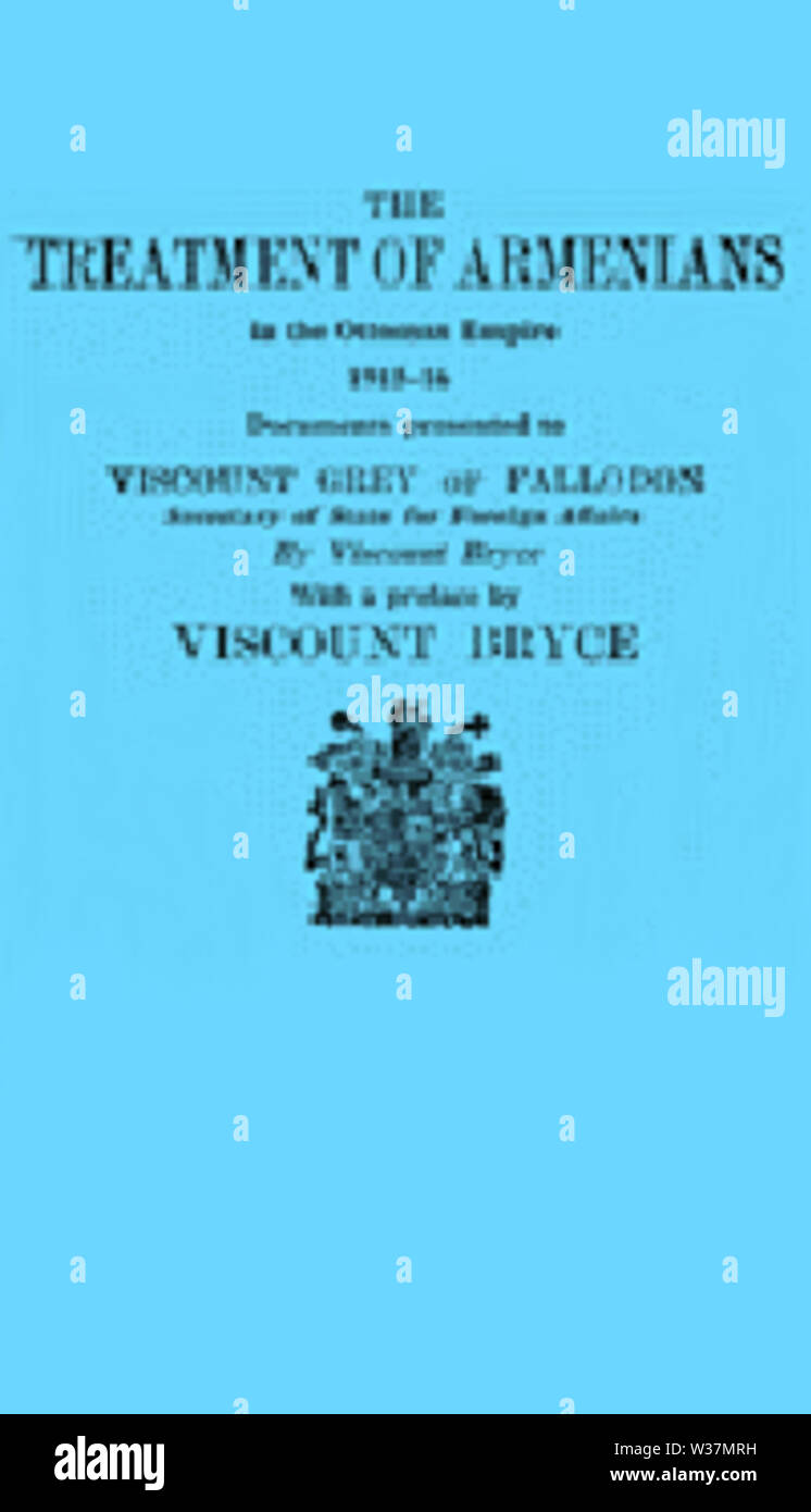 Il trattamento di armeni nell'Impero Ottomano, 1915-1916 Foto Stock