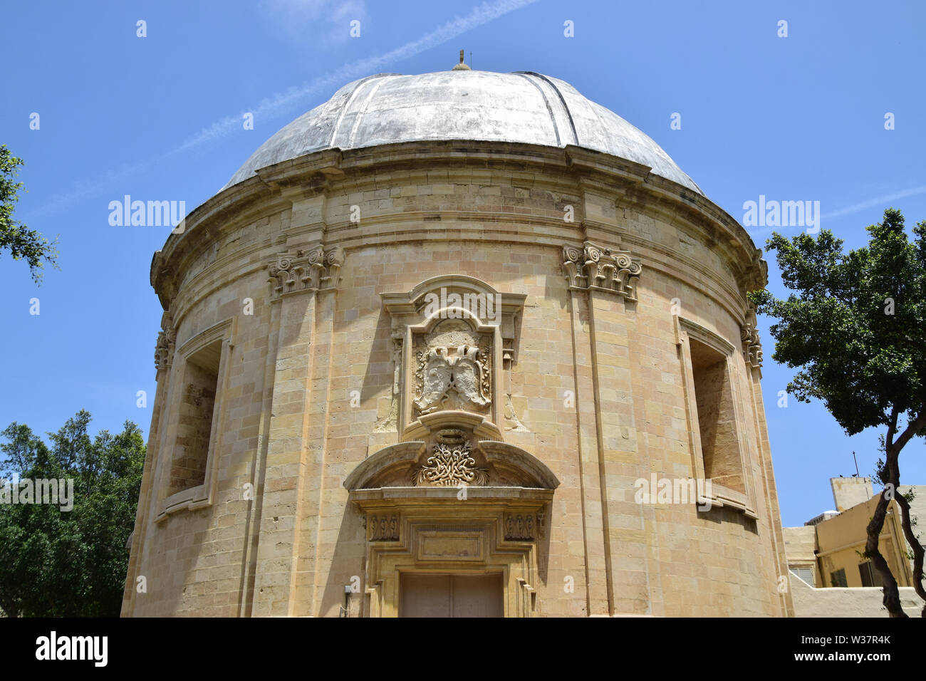 Sarria Chiesa, La Valletta, Malta, Europa Foto Stock