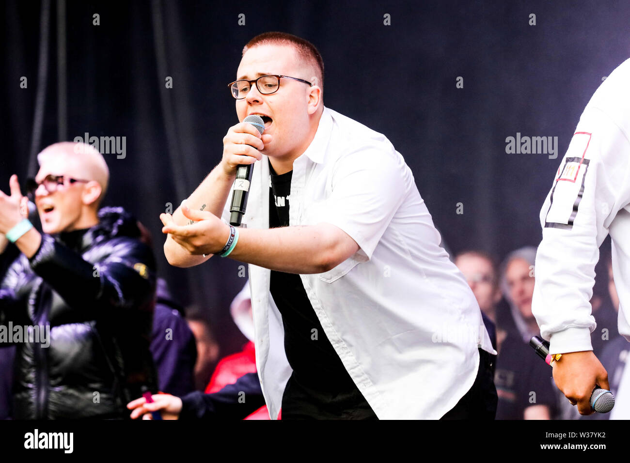 Giugno 23, 2019 - Reykjavâ€™k, Islanda - Musica rap artista STURLA ATLAS compie durante il quinto segreto Solstice Festival in Laugadalur, Reykjavâ€™k, Islanda detenute da giugno 21-23, 2019...segreto Solstice, situato appena al di fuori di Reykjavik, Islanda, coerentemente vanta una lineup che è così diversificato e distintivo come il festival nei dintorni. Presentazione di alcuni dei più grandi del mondo di artisti contemporanei, amati musicisti di culto nonché fresco talento locale la festa continua per tutta la notte con un piccolo aiuto da parte del sole di mezzanotte che è quasi sempre presente per tutta l'estate equinox. Foto Stock