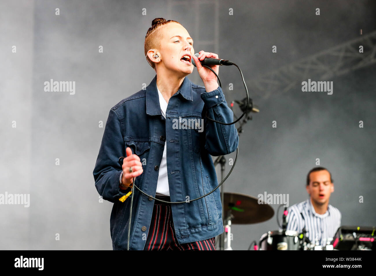 Giugno 23, 2019 - Reykjavâ€™k, Islanda - islandese Music Artista VOK compie durante il quinto segreto Solstice Festival in Laugadalur, Reykjavâ€™k, Islanda detenute da giugno 21-23, 2019...segreto Solstice, situato appena al di fuori di Reykjavik, Islanda, coerentemente vanta una lineup che è così diversificato e distintivo come il festival nei dintorni. Presentazione di alcuni dei più grandi del mondo di artisti contemporanei, amati musicisti di culto nonché fresco talento locale la festa continua per tutta la notte con un piccolo aiuto da parte del sole di mezzanotte che è quasi sempre presente per tutta l'estate equinox. (Cr Foto Stock