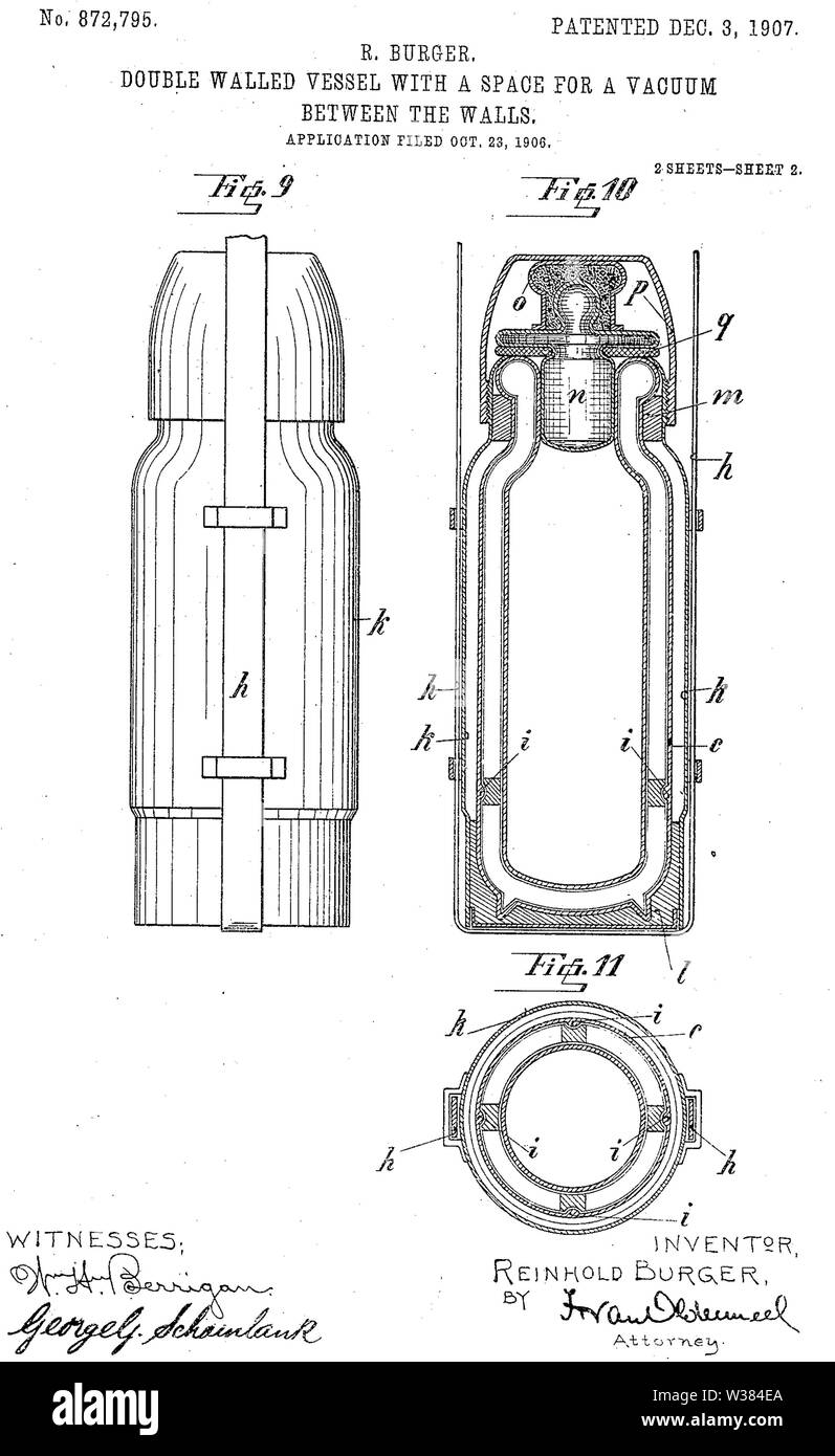 Beuta da vuoto schema Foto Stock