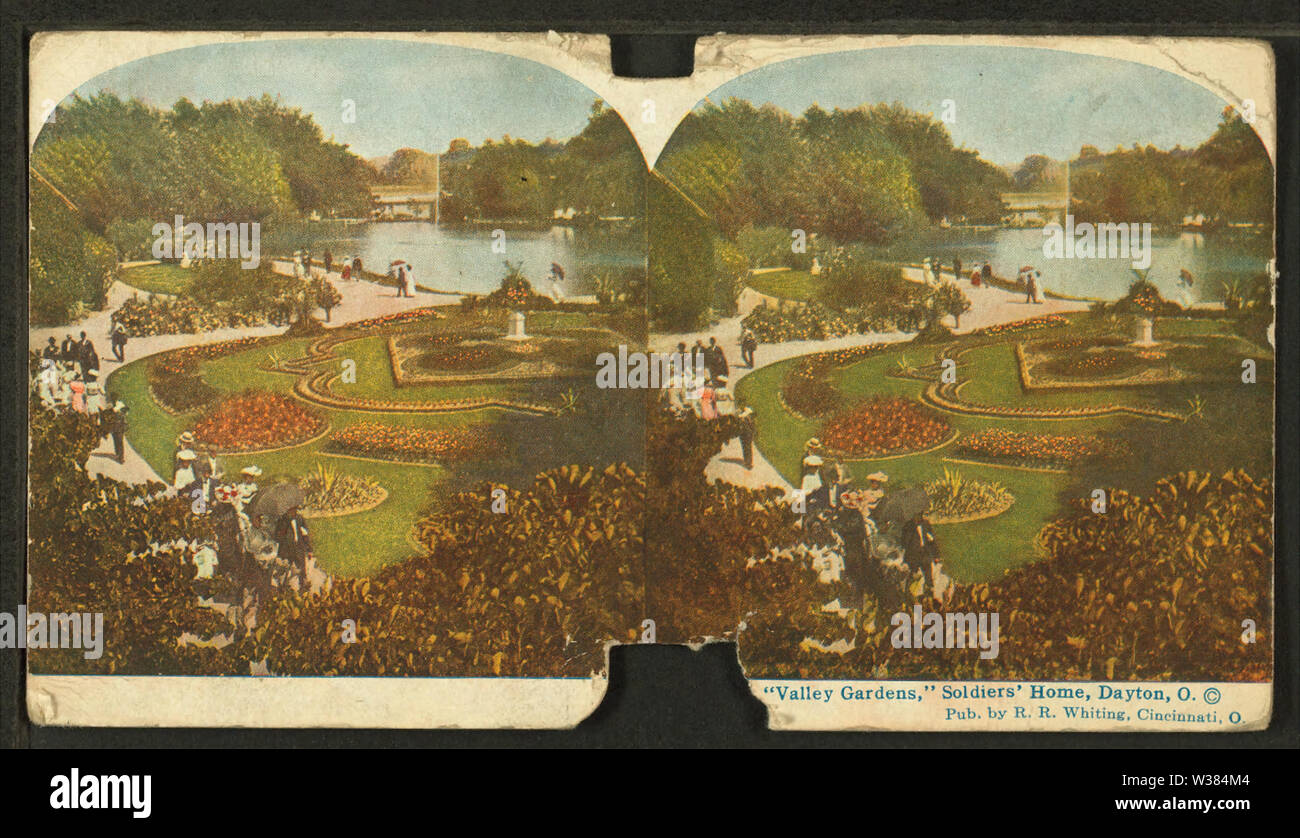 Giardini della valle, soldati'home, Dayton, o da R R Merlano Foto Stock