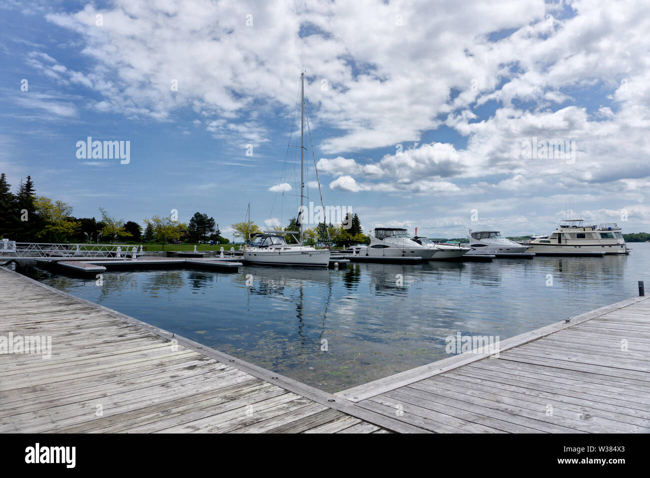 Canada Ontario Marina di Barrie a giugno 2019 Foto Stock