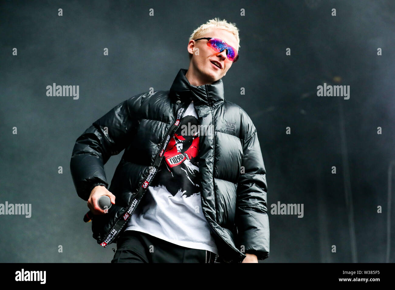Giugno 23, 2019 - Reykjavâ€™k, Islanda - Musica rap artista STURLA ATLAS compie durante il quinto segreto Solstice Festival in Laugadalur, Reykjavâ€™k, Islanda detenute da giugno 21-23, 2019...segreto Solstice, situato appena al di fuori di Reykjavik, Islanda, coerentemente vanta una lineup che è così diversificato e distintivo come il festival nei dintorni. Presentazione di alcuni dei più grandi del mondo di artisti contemporanei, amati musicisti di culto nonché fresco talento locale la festa continua per tutta la notte con un piccolo aiuto da parte del sole di mezzanotte che è quasi sempre presente per tutta l'estate equinox. Foto Stock