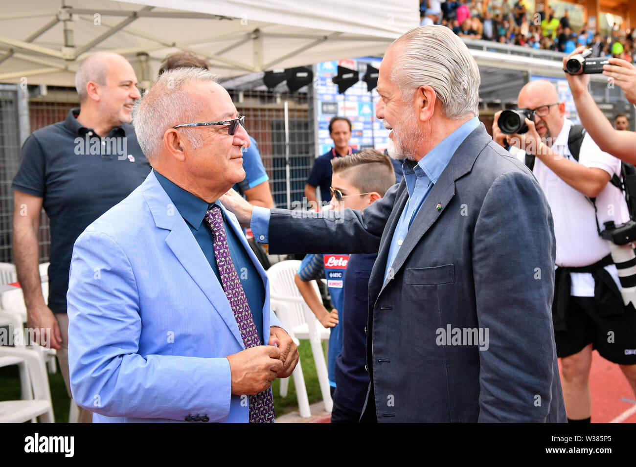 Dimaro, Italia. 13 Luglio, 2019.Dimaro, Italia. 13 Luglio, 2019. Credito: LaPresse/Alamy Live News Foto Stock