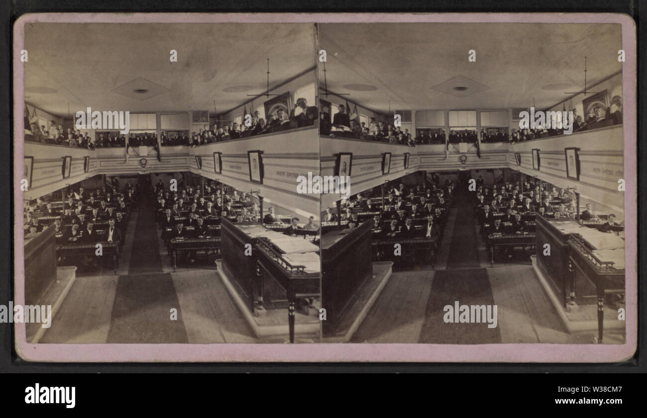 Vista di Prepatory dipartimenti, da Robert N Dennis raccolta di vista stereoscopica Foto Stock