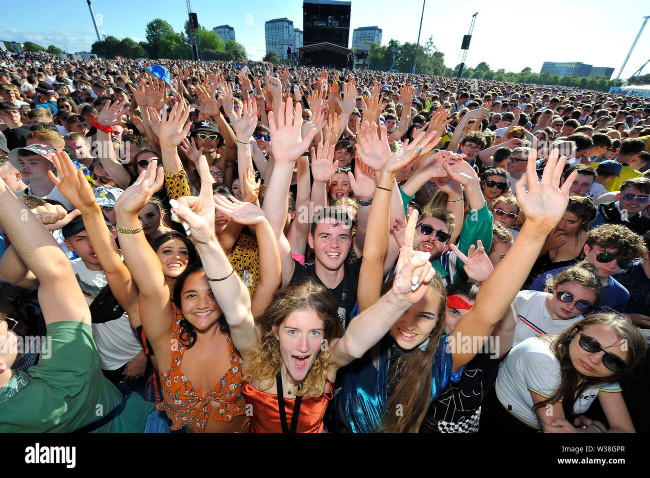 Glasgow, Regno Unito. 13 Luglio, 2019. Richard Ashcroft Live in Concert a TRNSMT Music Festival sul palco principale. Credito: Colin Fisher/Alamy Live News Foto Stock